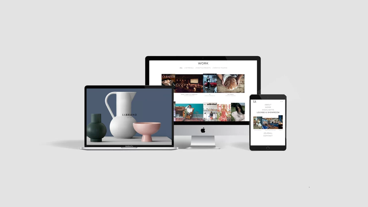 Labrand Website Design